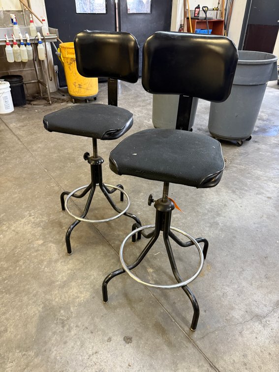 Two Swivel Stools