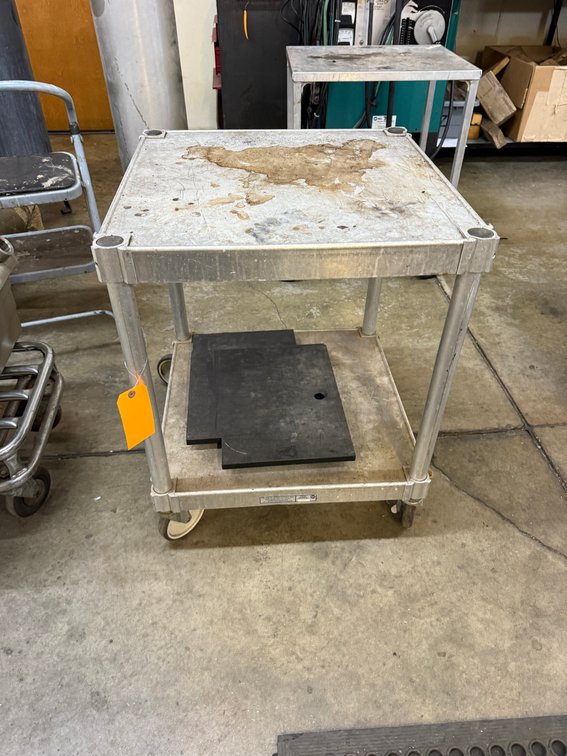 Metal Prairie View Industrial NSF Food Service Mobile Equipment Stand, 24in x 20in x 30in H