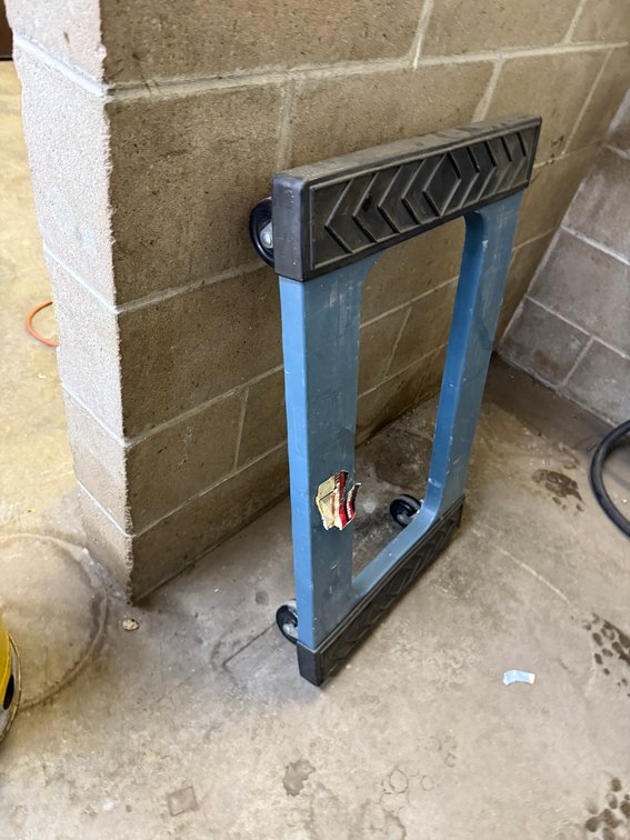 Four-Wheel Dolly, Fiberglass, HD