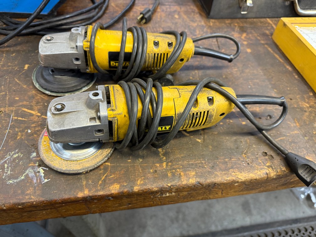 Lot of 2, DeWalt DW402, 4-1/2in Angle Grinders, High Bid x's 2
