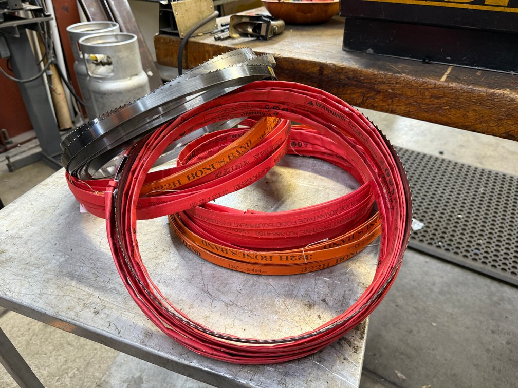 Several New Meat Cutting Bandsaw Blades