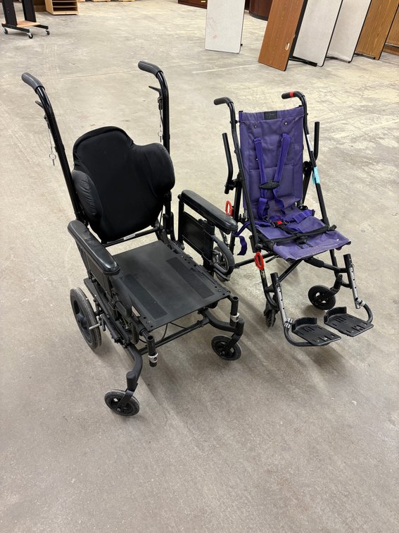 Two Mobility Assist Wheel Chairs, Comfort Acta-Back, Convaid