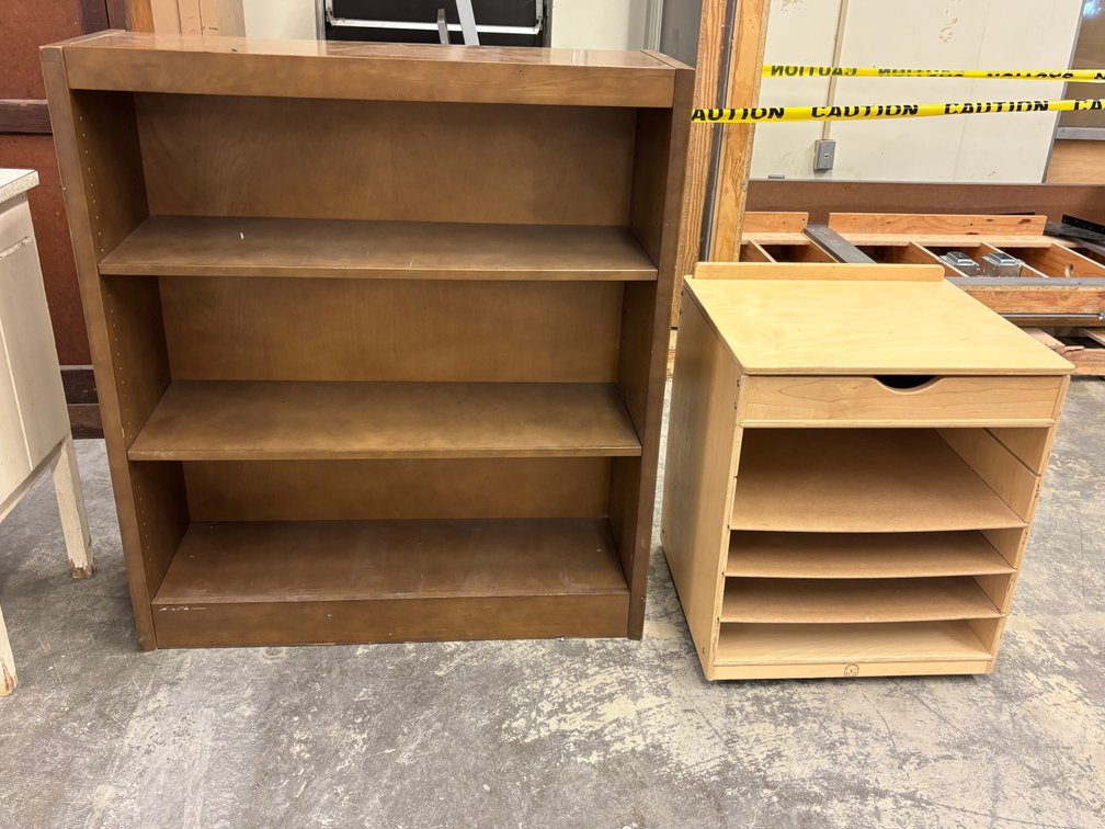 Book Shelf and Organizer Cabinet