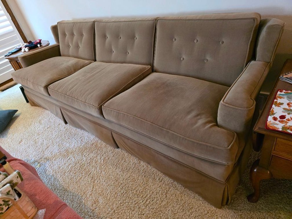 Very Clean Mid-Century 3-Person Couch