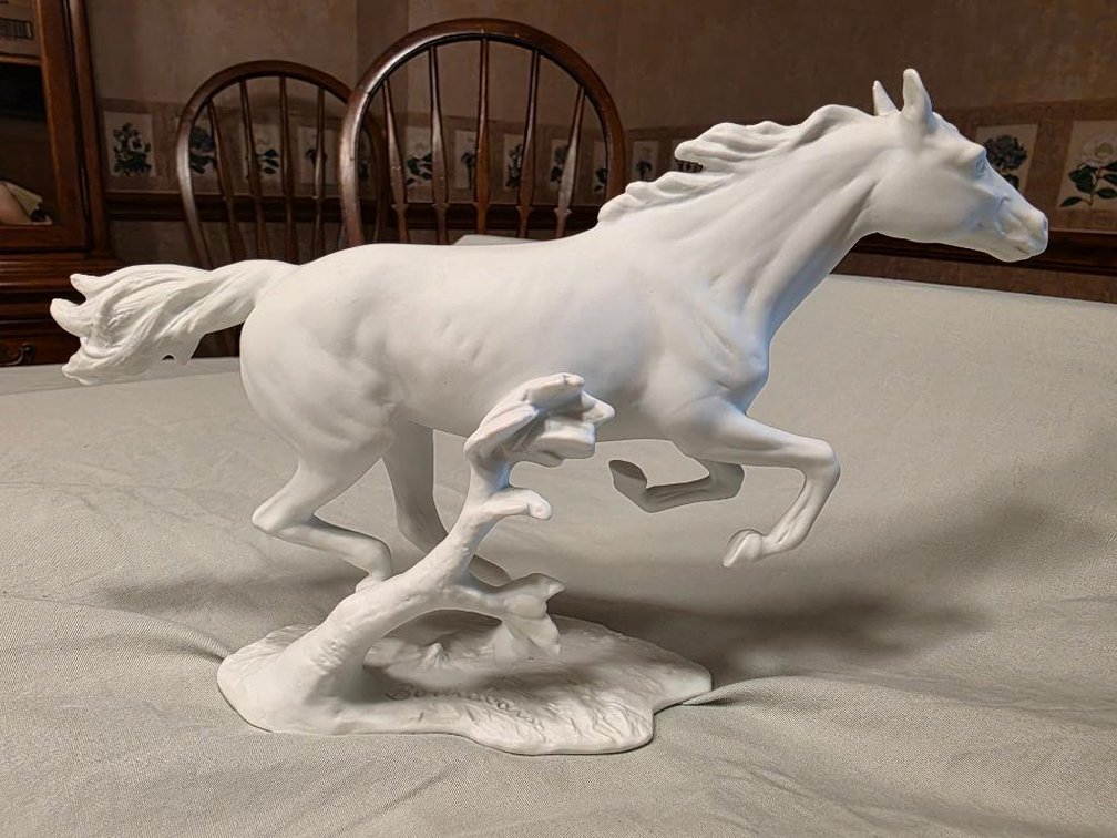 AK Kaiser Porcelain Horse Figurine - #388 "Finale" by Gerhart Bachmann