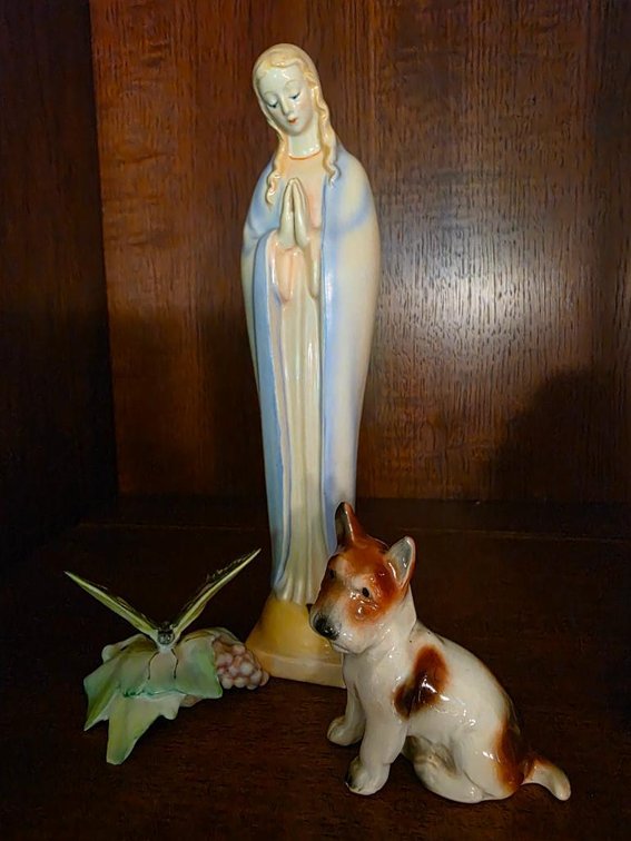 Lot of 3 German Porcelain Figurines - LHR Hutschenreuther, Hummel 