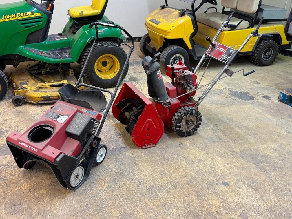Single Stage and 2-Stage Snowblowers, As-Is