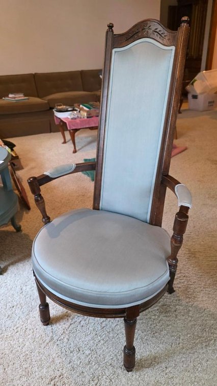 Mid Century High Back Chair