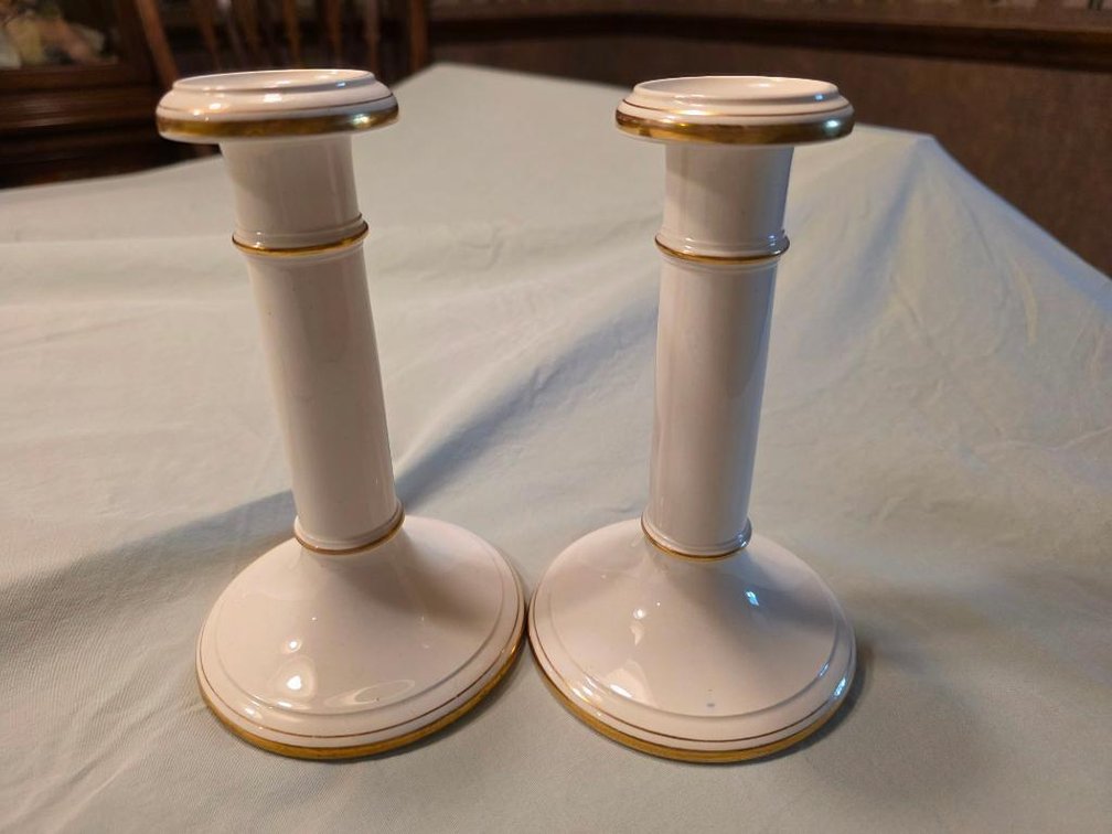 (2) Rare Vintage Lenox Windsor Collection Candlesticks