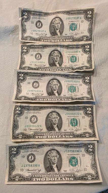 (5) U.S. $2 Notes