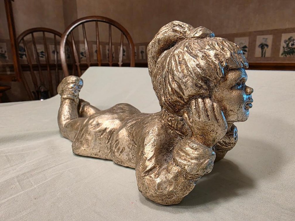 Little Girl Sculpture by Robert F.