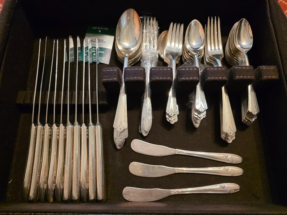 Vintage Tudor & Rogers Silverware in Box
