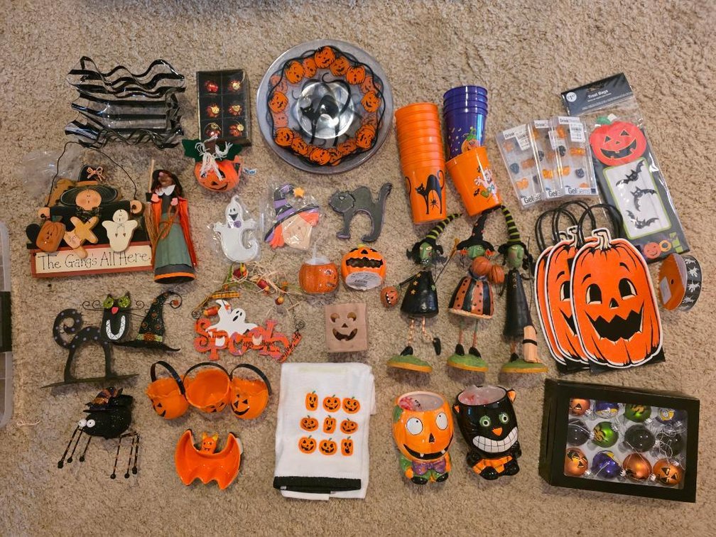 Toteful of Halloween Decorations and More
