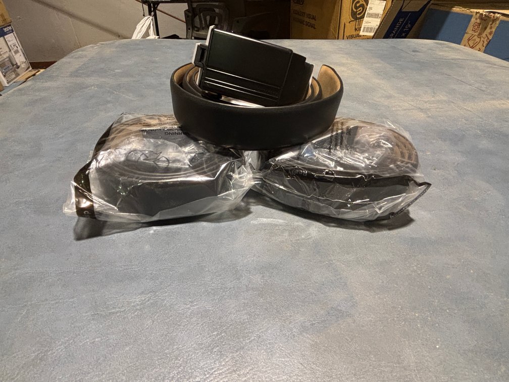 Lot of 3, Kenneth Cole Reaction Men's Belt, Size L 38-40, The Exact System Belt, Techni-Cole Product
