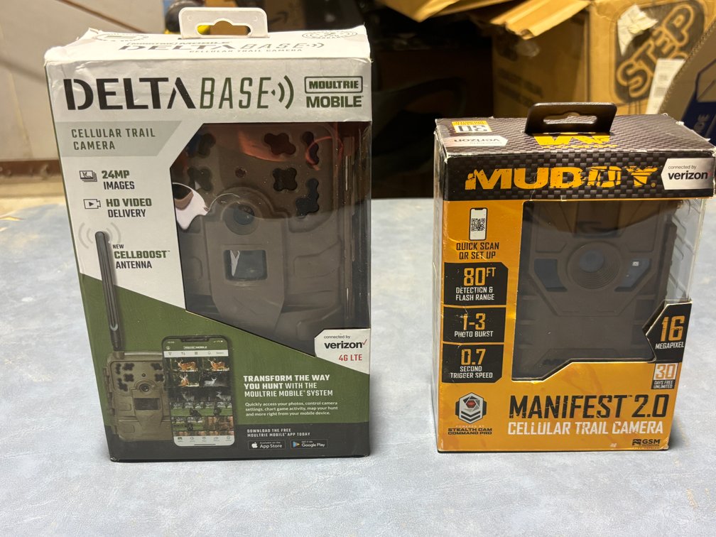 Open Stock Cellular Trail Cameras, Delta Base, Muddy Manifest 2.0, Verizon Network
