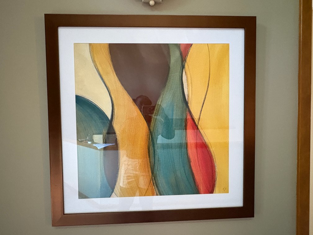 Framed Under Glass Contemporary Art, Lanie Conite (sp.?)