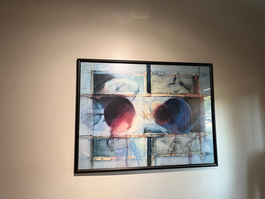 Framed Artwork and Mirror