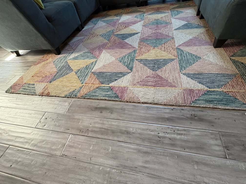 Clean Modern Area Rug, Approx. 116in x 92in