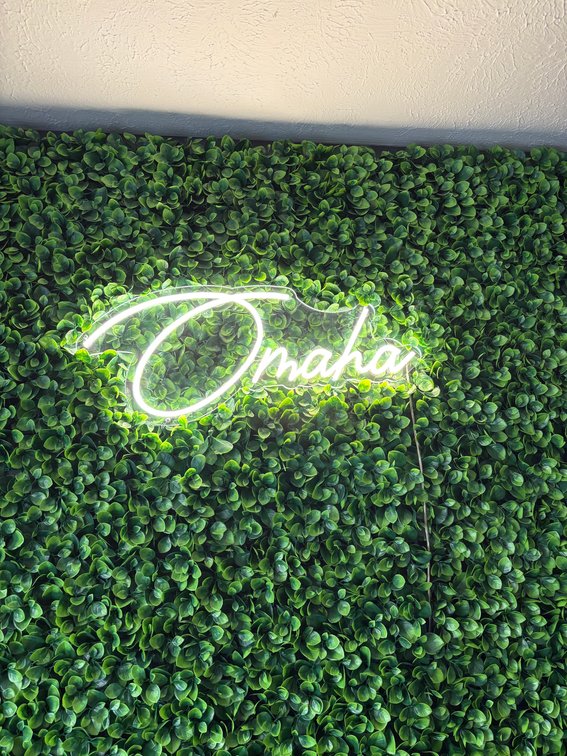 LED Neon Omaha Sign