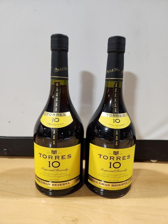 Torres 10 Imperial Brandy Gran Reserva, 750ml x2
