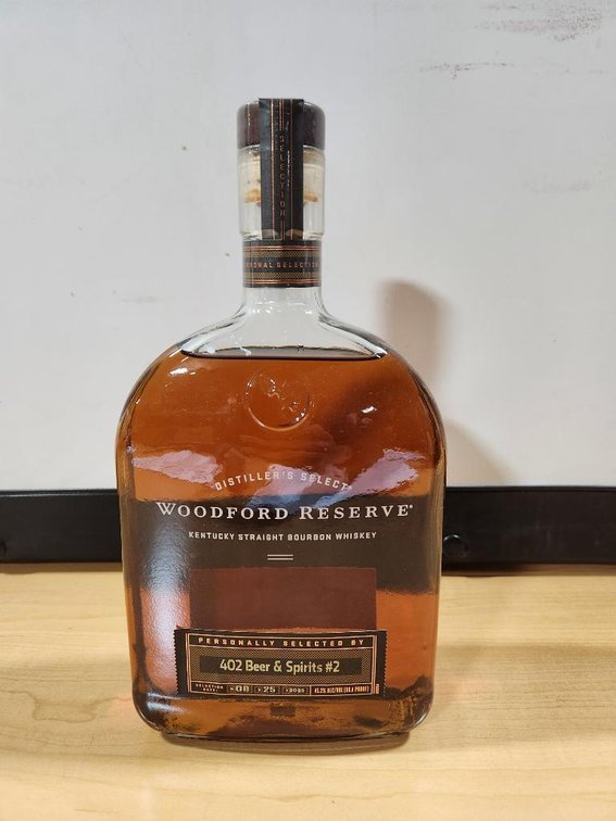 Woodford Reserve Kentucky Straight Bourbon Whiskey, 1 Liter