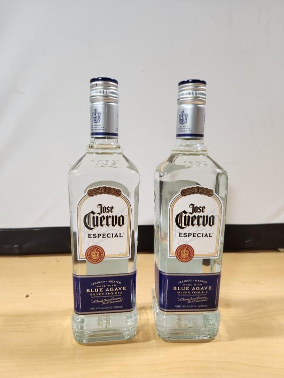 Jose Cuervo Especial Blue Agave Silver Tequila, 750ml, x2