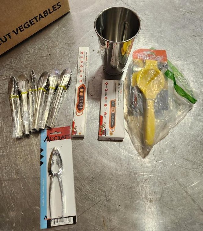 New NSF Kitchen Utensils, Tongs, Digital Thermometers, Citrus Squeezer & More