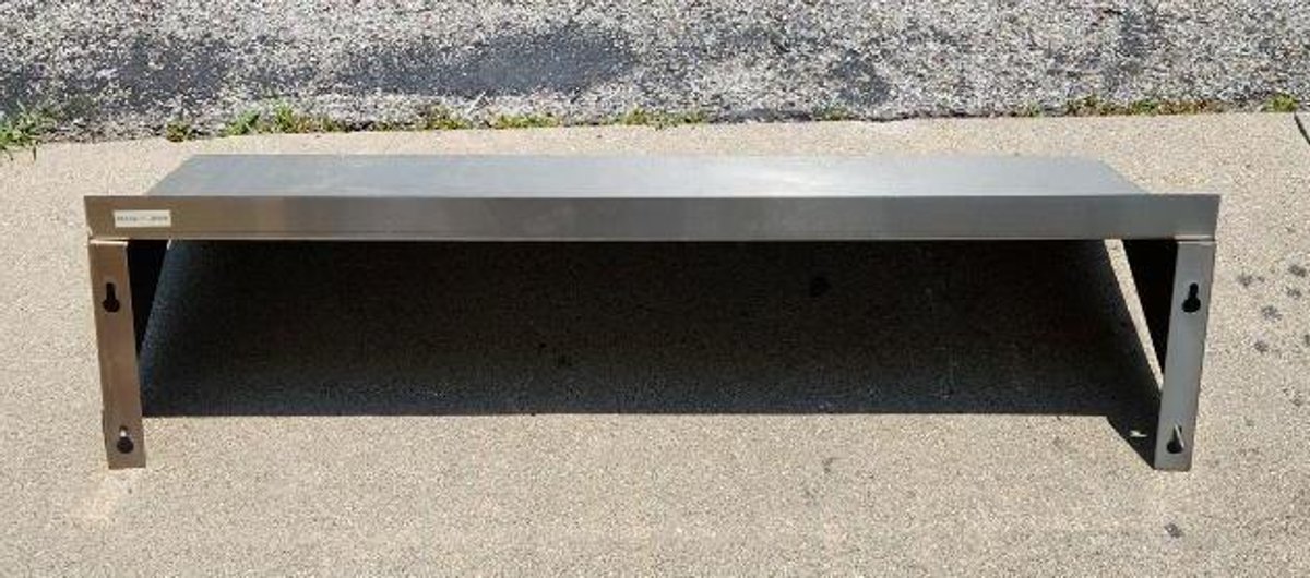John Boos Model BHS1236, Stainless Steel Wall-Mount Shelf, 36in x 12in