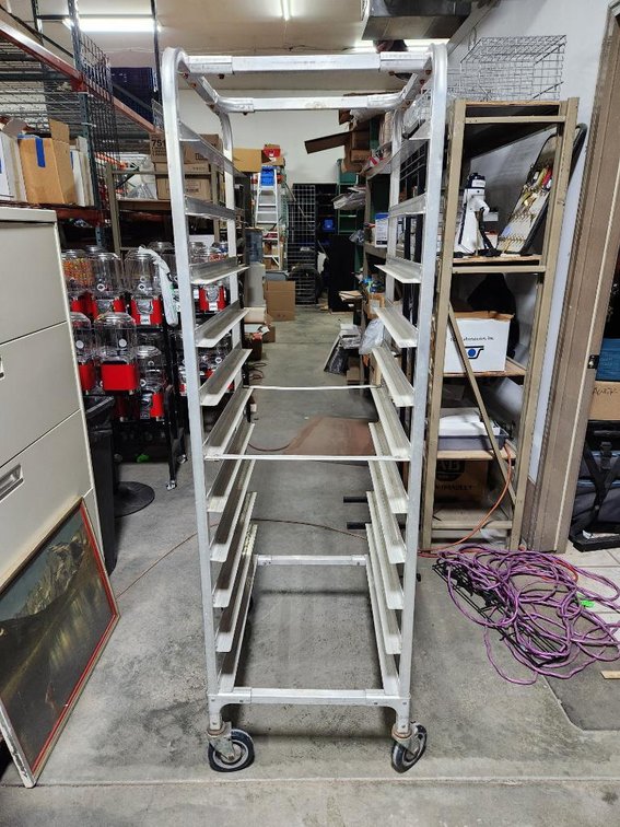 Mobile Sheet or Bun Pan Rack, 11-Pan Capacity