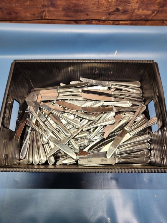 Tub w/ 100+ Butter Knives