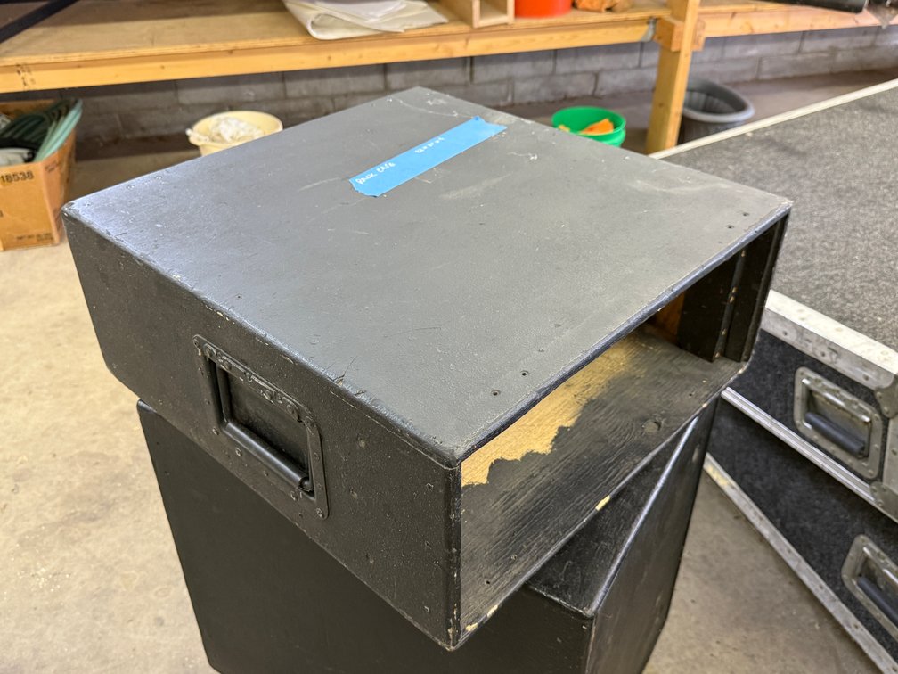 Rack Case, 22in x 21in x 9in w/ Recessed Handles on Each Side for Transport