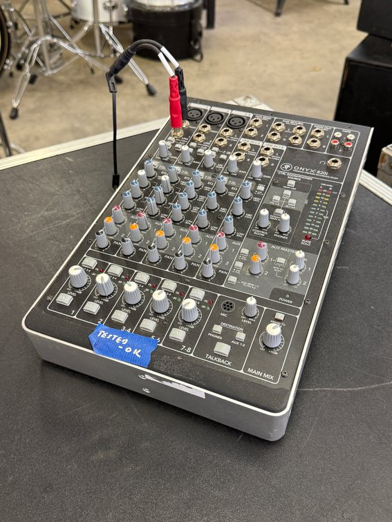 MacKie Onyx 820i, 8 channel Analog Mixer, No Cords - Read Below for More Info