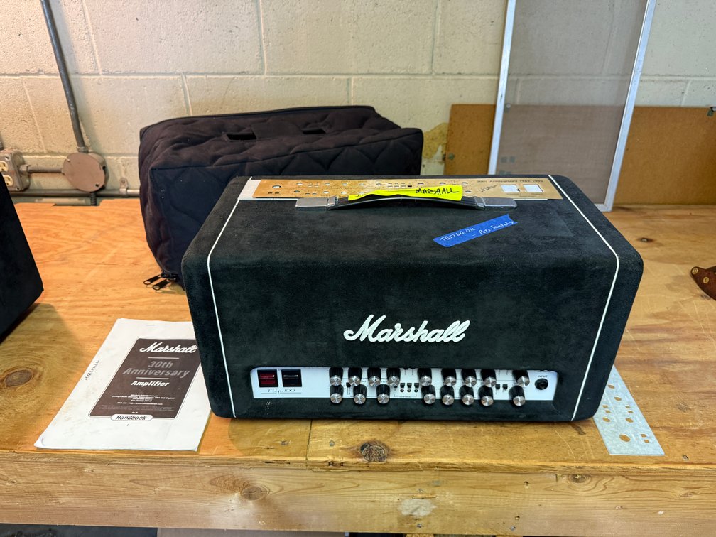 Marshall 6101 Amplifier, 30th Anniversary Edition, Head Only, Rebuilt Enclosure, Black, c. 1992, SN: Z00691