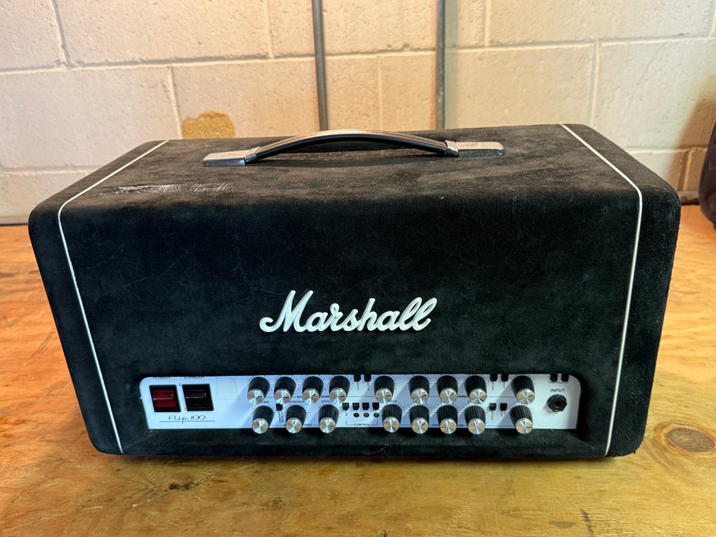Marshall 6101 Amplifier, 30th Anniversary Edition, Head Only, Rebuilt Enclosure, Black, c. 1992, SN: Z00686