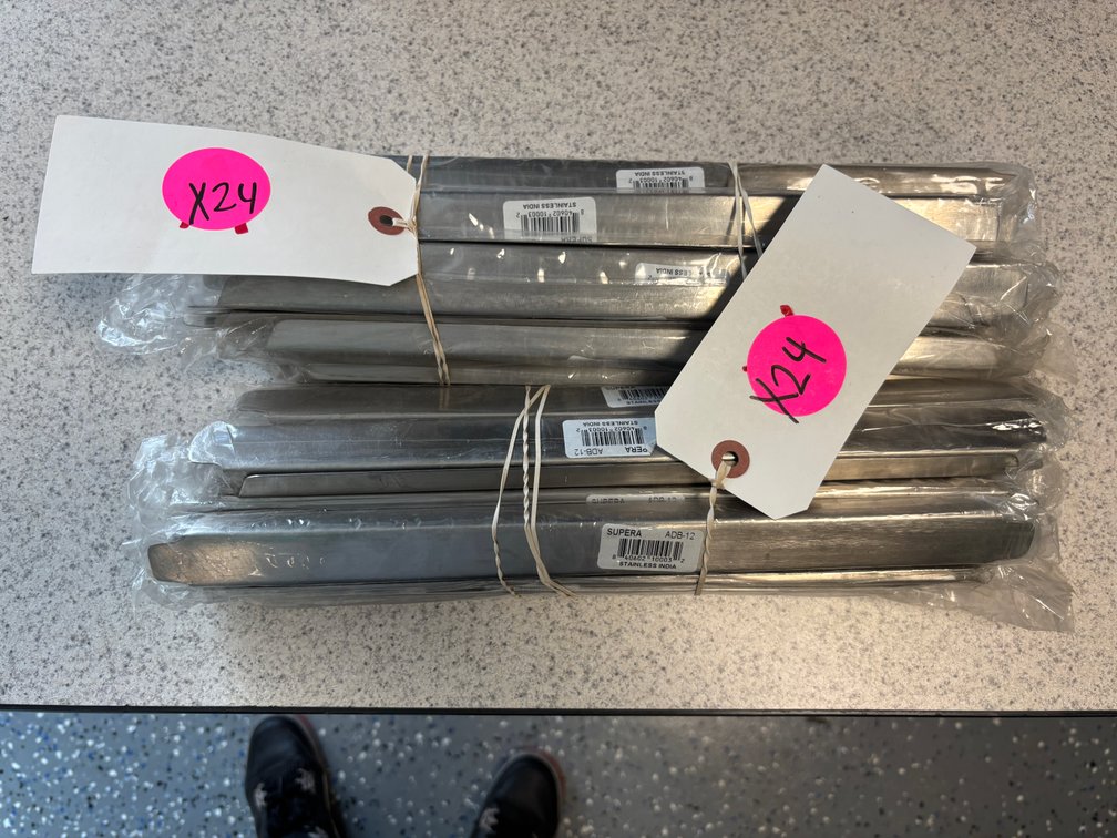 Lot of 48 New Steam Pan Dividers