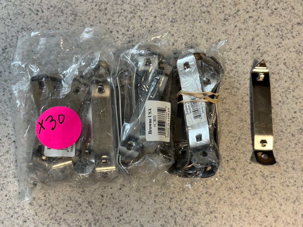 Lot of 30 New Browne USA #C801 Supera BOOP-C, 4in Church Key Can Punch & Bottle Openers
