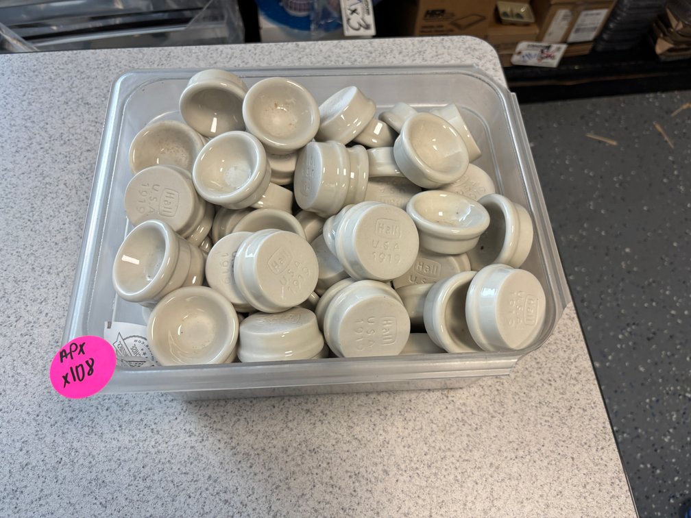 Lot of 108, Ceramic Ramekins