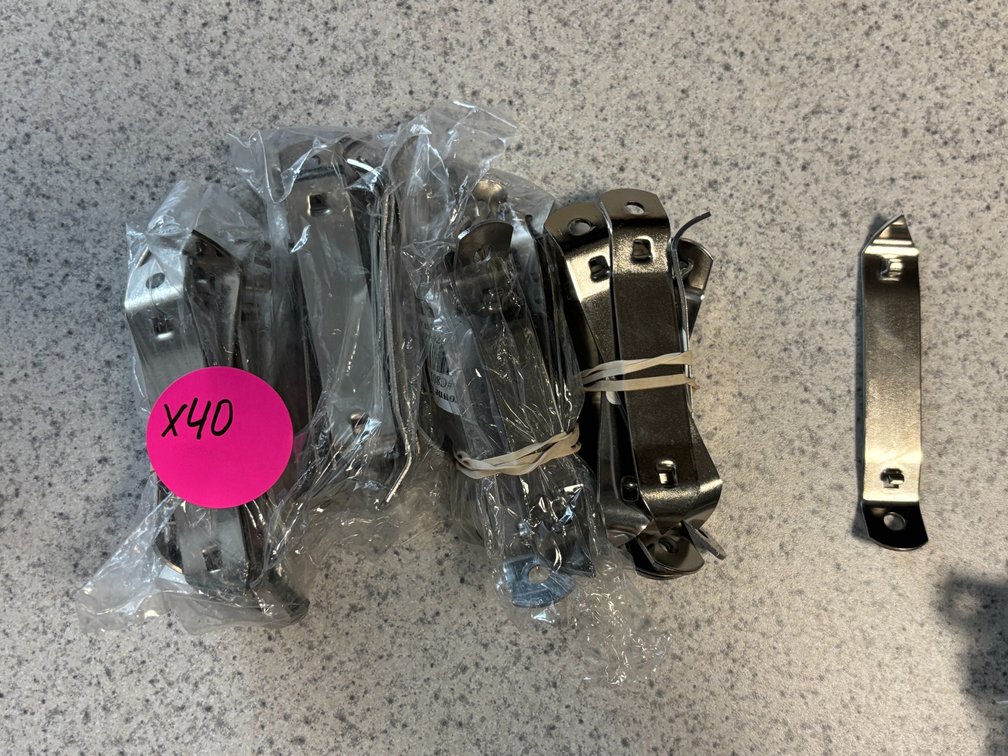 Lot of 40 New Browne USA #C801 Supera BOOP-C, 4in Church Key Can Punch & Bottle Openers