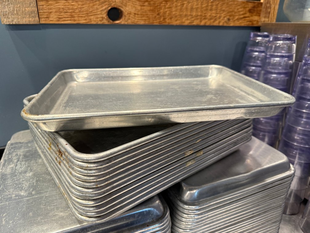 Lot of 12, Half-Size Sheet Pans, 9in x 13in, All 12 for One High Bid