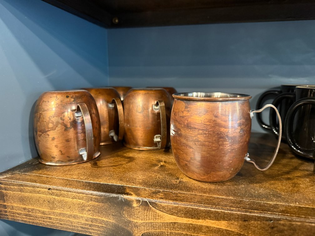 Lot of 6, Copper Moscow Mule Mugs, Sold 6 x's Qty