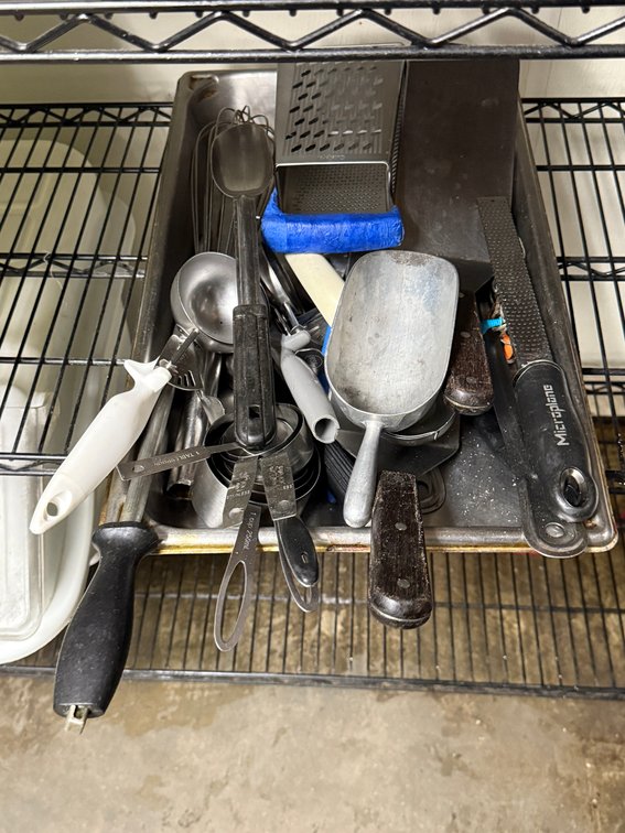 Pan Full of Kitchen Utensils