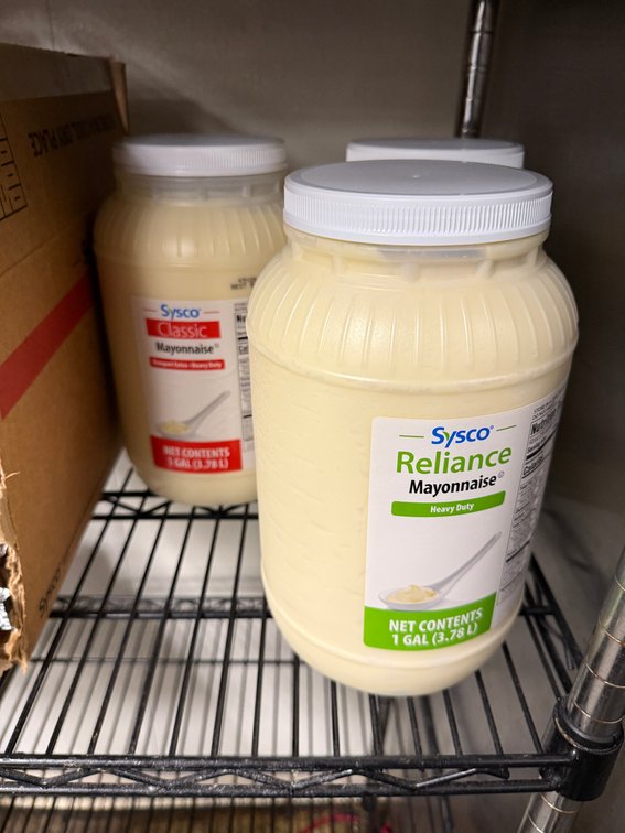 3 Sealed Gallons of Mayonnaise