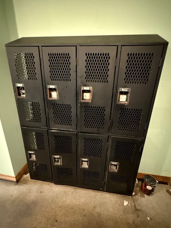 Set of HD Metal Lockers, 8 Units