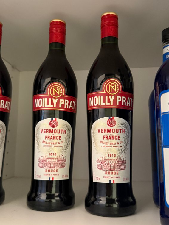 Lot of 2 Bottles, Noilly Prat Vermouth France, 1 Liter, Sold 2x's Qty