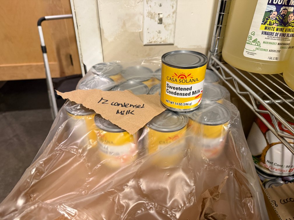 12 Small Cans Condensed Milk