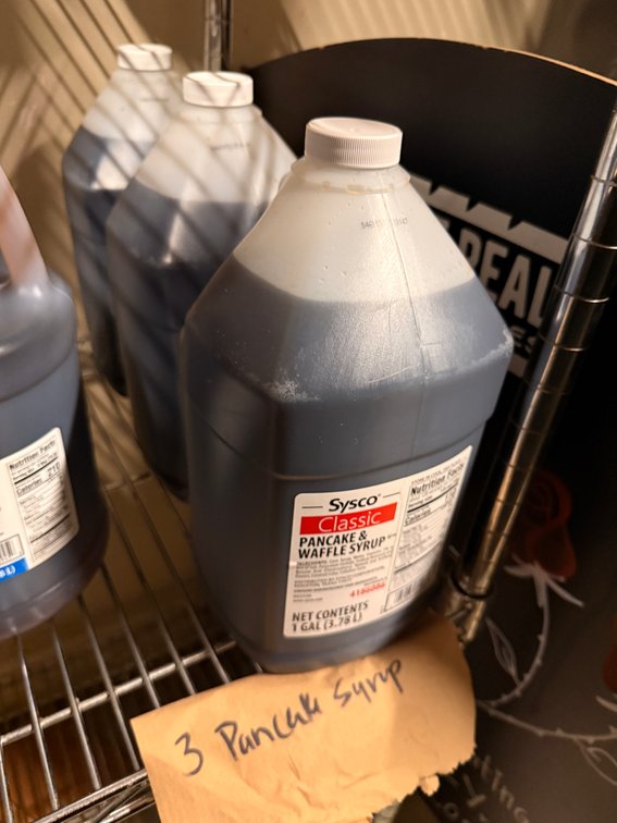 3, Gallon Jugs, Pancake Syrup