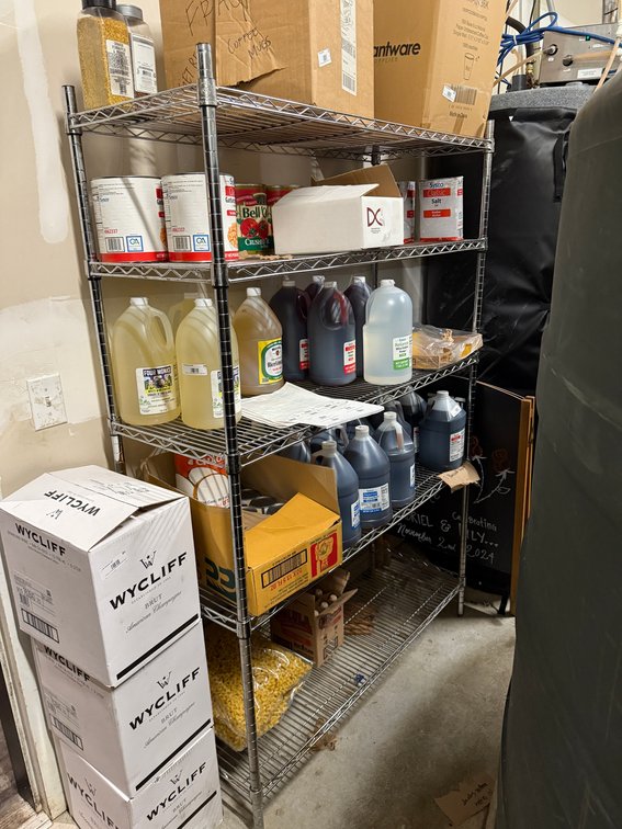 Chrome Restaurant NSF Shelving Unit, 73in H x 48in W x 18in D