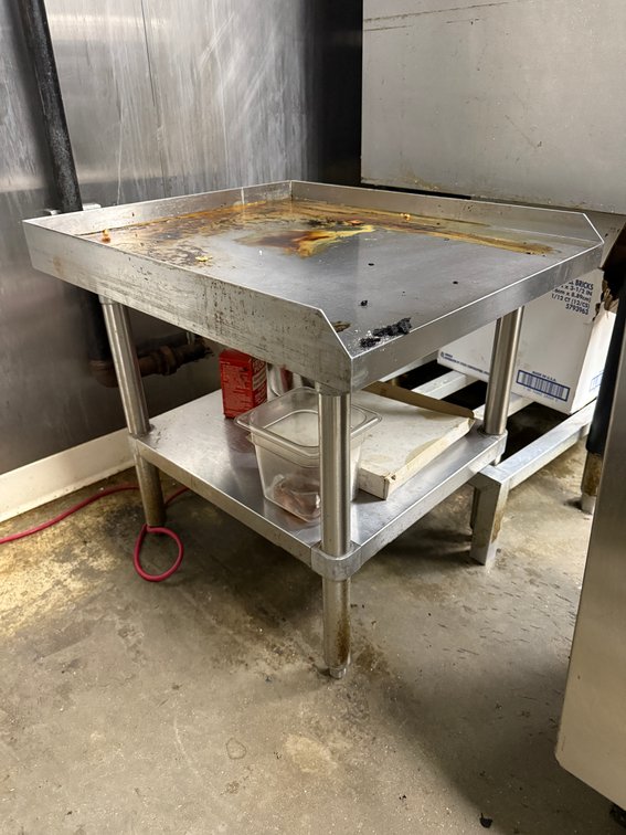Stainless Steel Equipment Stand, 28in x 24in x 24in H