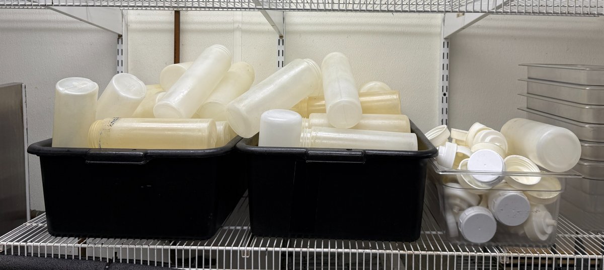 Large Group of TableCraft 124J 2-Part 24oz Squeeze Bottles, All for One Bid