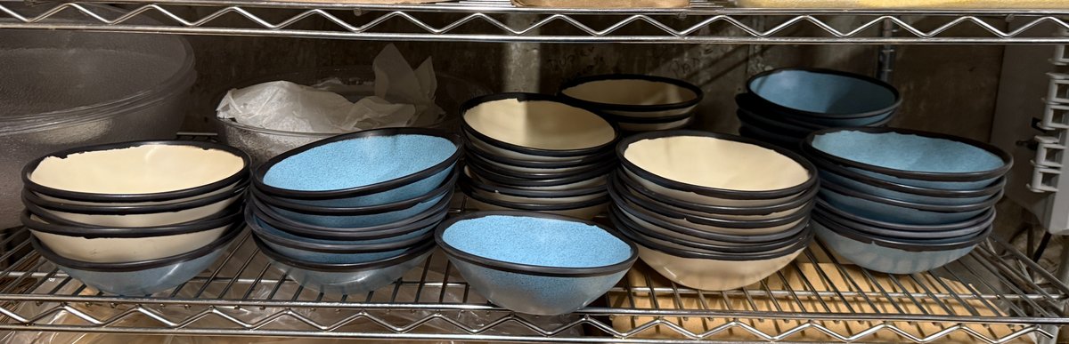 Group of G.E.T. Melamine Bowls, B-180, 16oz Bowls, 2 Colors